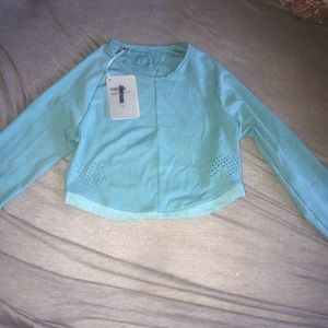 Gymshark x Whitney Simmons Sage Long sleeve crop